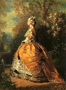 Franz Xaver Winterhalter The Empress Eugenie Spain oil painting artist